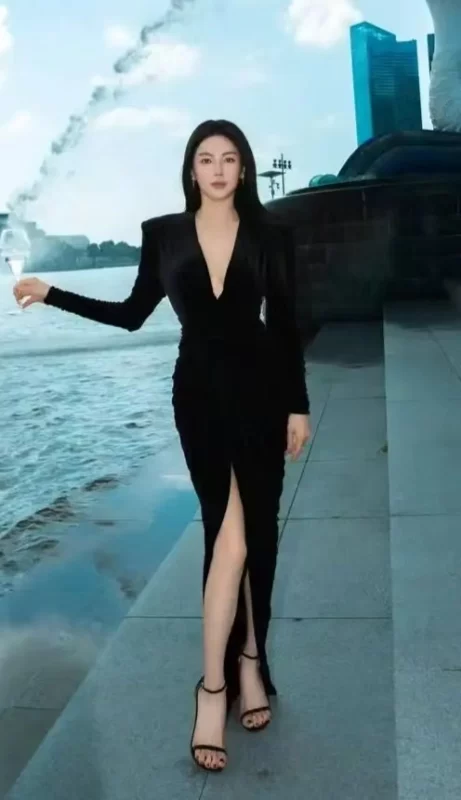 图片[4]-深圳街拍生图炸雷！张雨绮酒红绸缎裹身透“肉香”，宁静预言成真-创优资源分享网