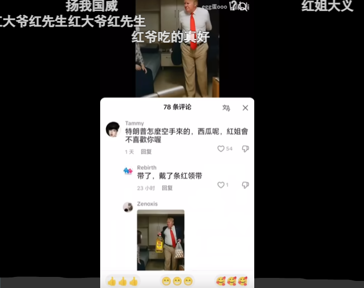 《特朗普与红姐的传奇瞬间：TikTok热门视频解析》（外网热议）-同恩资源分享网