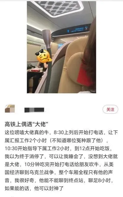 网友热议：8小时高铁旅程中，乘客通话时长达7小时，12306作出回应-春天资源分享网