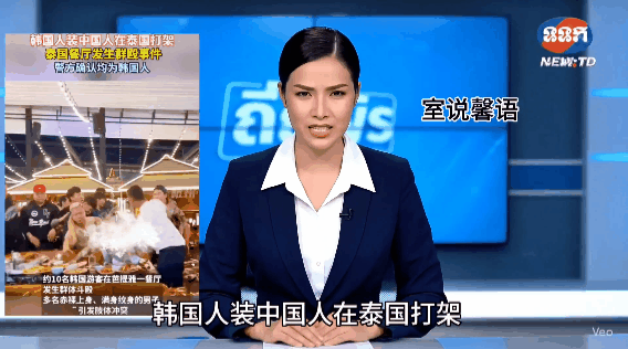 韩国媒体批评韩国男性在泰国参与斗殴事件，认为这一行为损害了国家形象。-柠檬资源分享网