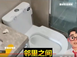 夜间屡遭噪音侵扰！始作俑者竟是马桶冲洗声，由此引发楼下住户将楼上住户告上法庭。-创优资源分享网