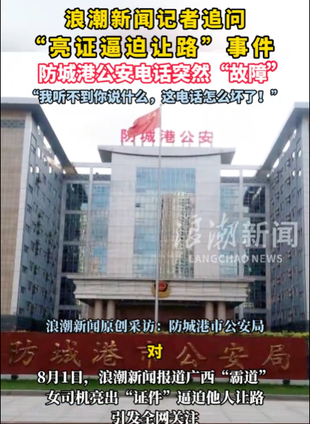 记者追查亮证女子身份 ，警方回应：电话为何故障？这难道是在搪塞公众吗？-同恩资源分享网