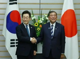 韩国与日本领导人共同发布联合新闻声明，着重指出将持续稳步发展双边关系。-创优资源分享网