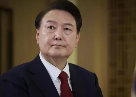 令人尴尬的一幕：尹锡悦仅着内衣，就地拒绝被逮捕。-春天资源分享网