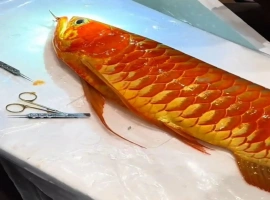 冠军龙鱼“能换一套房”正在进行眼部手术修复，鱼主表示：“过去有人出价高达百万-创优资源分享网